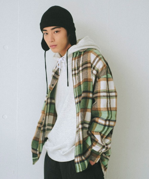WHIMSIC（ウィムジック）の「【UNISEX】フランネルチェック