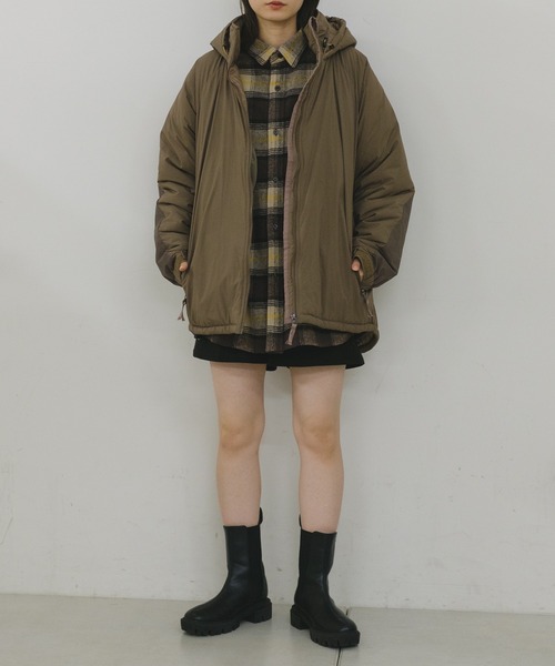 WHIMSIC（ウィムジック）の「【UNISEX】フランネルチェックレギュラーカラーシャツ 2（シャツ/ブラウス・メンズ・ブラウン/ミント/ブラック・FREE）」の22枚目の写真