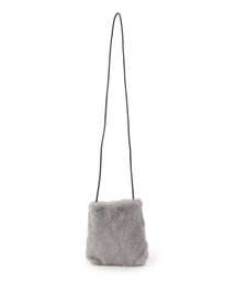 【WEB限定/コンパクトシルエット/入口マグネット/ファスナーポケットアリ】フェイクファーポシェット