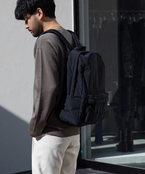 ATTACHMENT（アタッチメント）の「PE / NYマットクロス バックパック / PE / NY MAT CLOTH BACKPACK（バックパック/リュック・メンズ・ブラック・FREE）」の18枚目の写真