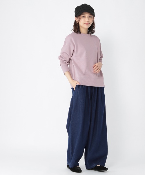 studio CLIP（スタディオクリップ）の「加工デニムパンツ（デニムパンツ・レディース・ライトグレー・LARGE）」の3枚目の写真