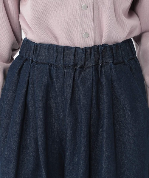 studio CLIP（スタディオクリップ）の「加工デニムパンツ（デニムパンツ・レディース・ライトグレー・LARGE）」の4枚目の写真