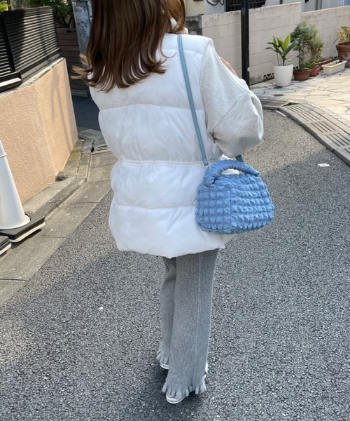 WEGO（ウィゴー）の「WEGO/ポップコーン2wayミニショルダー（ショルダーバッグ・レディース・グリーン系その他/ブラック/サックスブルー/オフホワイト・FREE）」の15枚目の写真