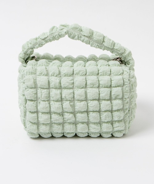 WEGO（ウィゴー）の「WEGO/ポップコーン2wayミニショルダー（ショルダーバッグ・レディース・グリーン系その他/ブラック/サックスブルー/オフホワイト・FREE）」の21枚目の写真