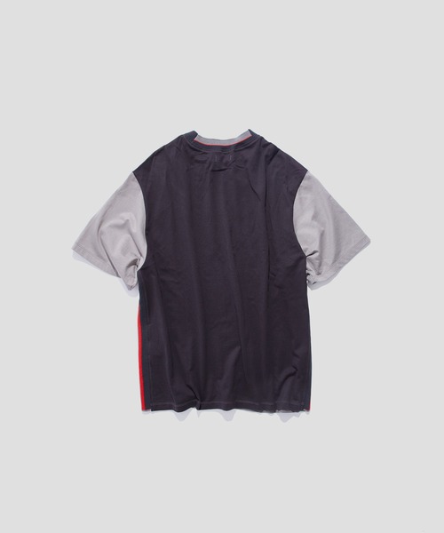 Coohem（コーヘン）の「【COOHEM / コーヘン】KNIT SIDELINE T-SHIRT / ニットサイドラインTシャツ（Tシャツ/カットソー・メンズ・グレー・M）」の9枚目の写真