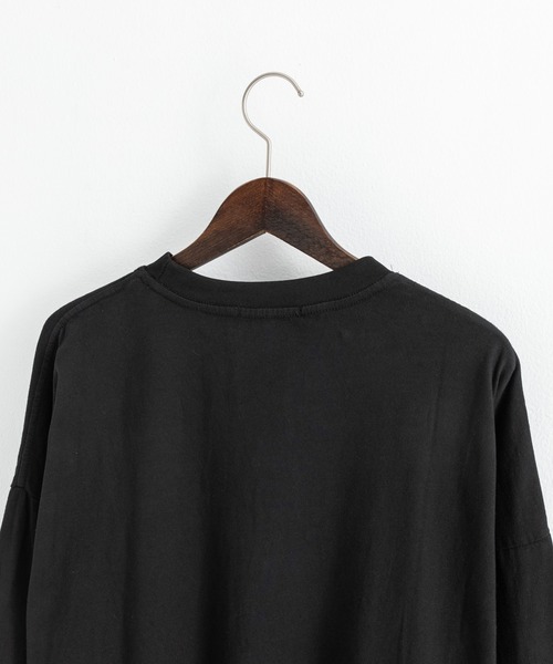 Ressaca(レサーカ)の「オーバーサイズ ダメージ加工ロンT カットソー(Tシャツ/カットソー・メンズ・ブラック/グレー/ホワイト・M/L/XL/XXL)」の21枚目の写真