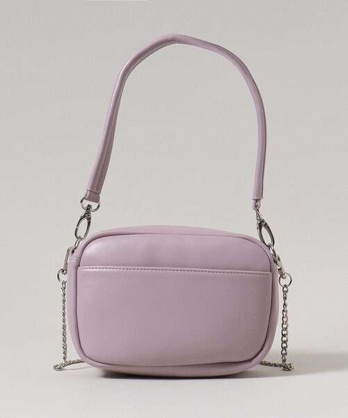 THE SHOP TK （ザ ショップ ティーケー ）の「◆【3WAY/チェーン付き】キルティングバッグ（ショルダーバッグ・レディース・ライトパープル/アイボリー/ブラック・00）」の8枚目の写真