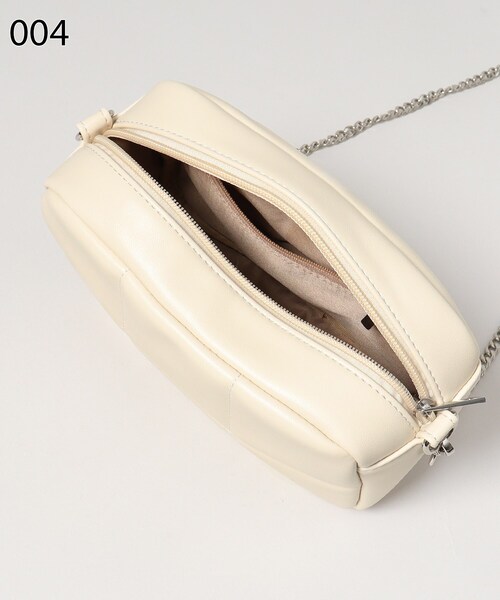 THE SHOP TK （ザ ショップ ティーケー ）の「◆【3WAY/チェーン付き】キルティングバッグ（ショルダーバッグ・レディース・ライトパープル/アイボリー/ブラック・00）」の11枚目の写真