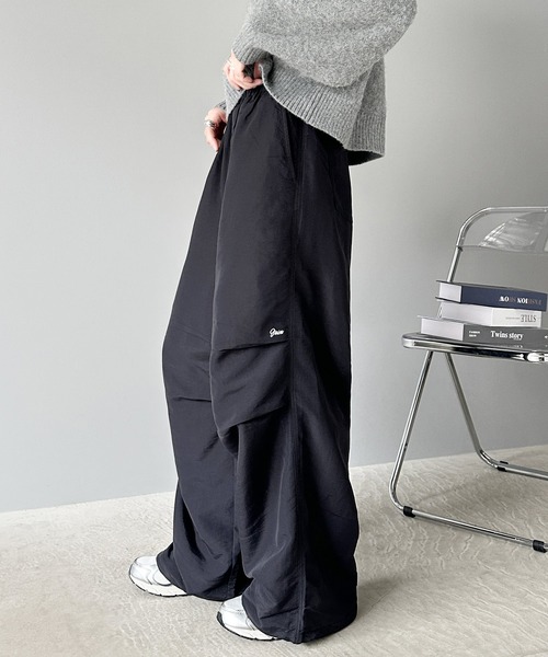 Java（ジャバ）の「《JaVaジャバ コラボ》90’S　ルーズシルエット　ミリタリーロゴ刺繍スノーパンツ（その他パンツ・レディース・ブラック/カーキ/ホワイト・LARGE/MEDIUM/SMALL/X-LARGE）」の3枚目の写真