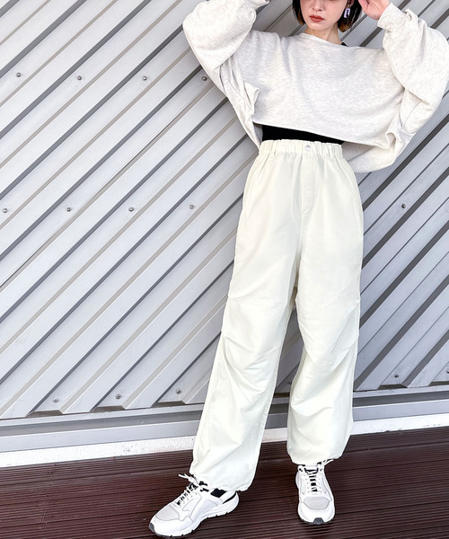 Java（ジャバ）の「《JaVaジャバ コラボ》90’S　ルーズシルエット　ミリタリーロゴ刺繍スノーパンツ（その他パンツ・レディース・ブラック/カーキ/ホワイト・LARGE/MEDIUM/SMALL/X-LARGE）」の9枚目の写真