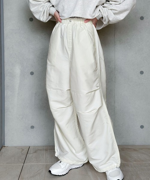 Java（ジャバ）の「《JaVaジャバ コラボ》90’S　ルーズシルエット　ミリタリーロゴ刺繍スノーパンツ（その他パンツ・レディース・ブラック/カーキ/ホワイト・LARGE/MEDIUM/SMALL/X-LARGE）」の5枚目の写真