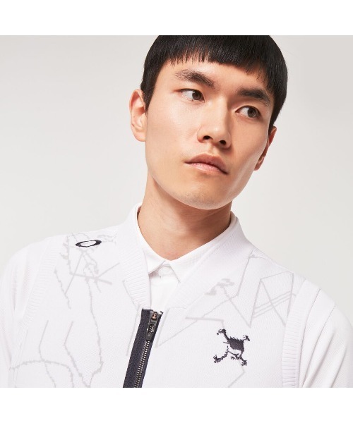 OAKLEY(オークリー)の「オークリー SKULL VECTOR SWEATER VEST ゴルフウェア/ベスト/ GOLF ゴルフ /OAKLEY(ベスト・メンズ・パープル/ブラック/ホワイト/イエロー・L/M/S/XL)」の18枚目の写真
