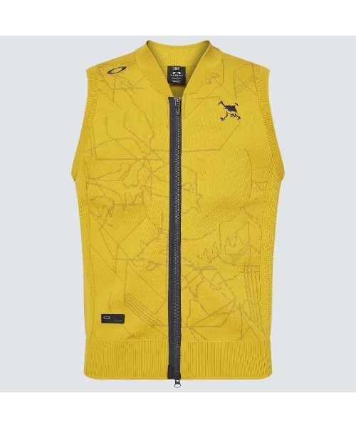 OAKLEY(オークリー)の「オークリー SKULL VECTOR SWEATER VEST ゴルフウェア/ベスト/ GOLF ゴルフ /OAKLEY(ベスト・メンズ・パープル/ブラック/ホワイト/イエロー・L/M/S/XL)」の8枚目の写真