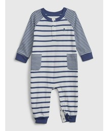 GAP（ギャップ）の「ストライプ フットレス ワンピース (ベビー)（ロンパース・キッズ）」