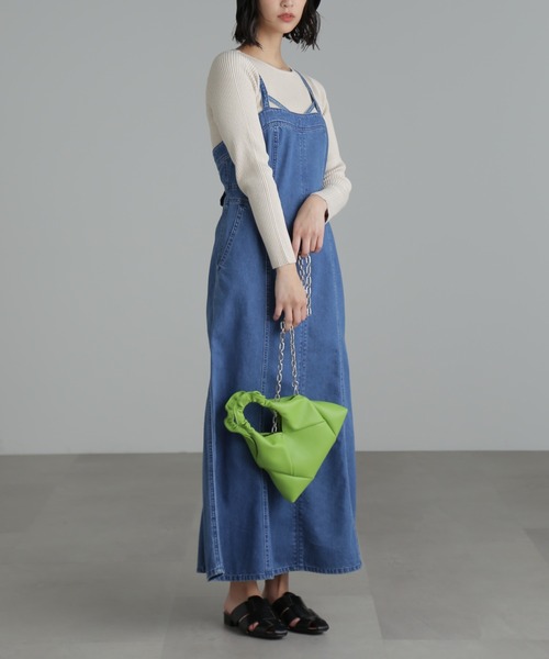 FREE'S MART（フリーズマート）の「◆[洗える]マシンウォッシャブルオーガニックコットン長袖ニット（ニット/セーター・レディース・ブラック/ピンク/グリーン/ホワイト・FREE）」の12枚目の写真