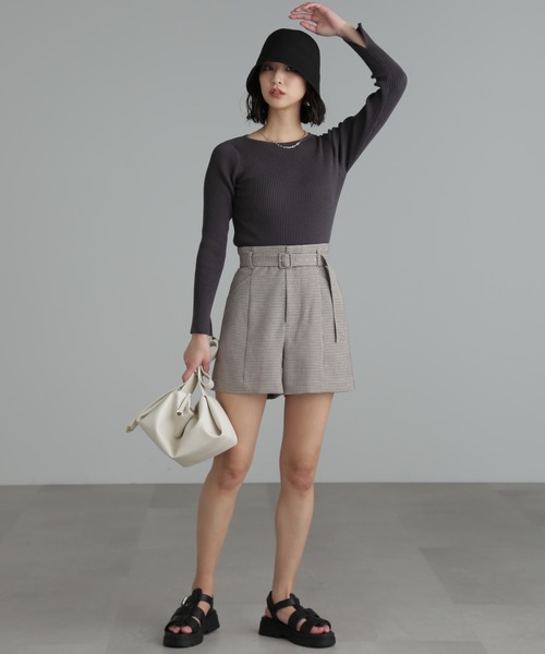 FREE'S MART（フリーズマート）の「◆[洗える]マシンウォッシャブルオーガニックコットン長袖ニット（ニット/セーター・レディース・ブラック/ピンク/グリーン/ホワイト・FREE）」の15枚目の写真