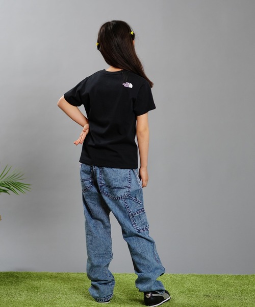 THE NORTH FACE（ザノースフェイス）の「THE NORTH FACE/ザ・ノース・フェイス キッズ Tシャツ TEE NTJ32358（Tシャツ/カットソー・キッズ・パープル/ホワイト/ブラック/ピンク/カーキ/ホワイト×ネイビー・100cm/110cm/120cm/130cm/140cm/150cm）」の21枚目の写真