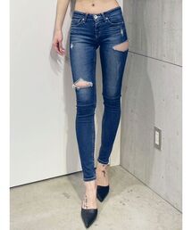 GYDA | SIDE RIPPED スキニーデニムパンツ(デニムパンツ)