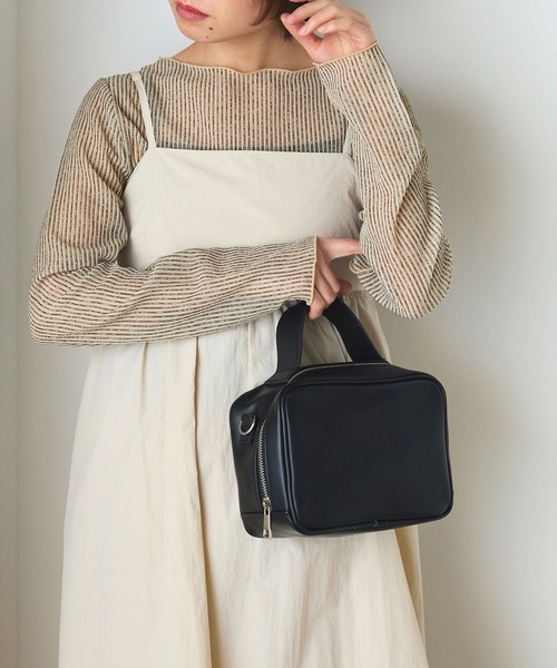 forksy.（フォルクシー）の「【forksy.】シアーストライプ長袖プルオーバー（Tシャツ/カットソー・レディース・ベージュ/グレー/ブルー/チャコールグレー・FREE）」の18枚目の写真