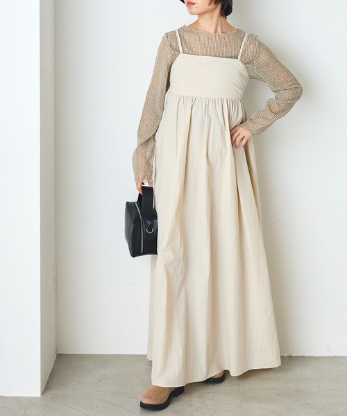 forksy.（フォルクシー）の「【forksy.】シアーストライプ長袖プルオーバー（Tシャツ/カットソー・レディース・ベージュ/グレー/ブルー/チャコールグレー・FREE）」の19枚目の写真