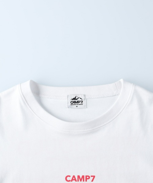 CAMP7（キャンプセブン）の「【CAMP7】バックロゴプリントロンＴ（Tシャツ/カットソー・レディース・ホワイト/ブラック/ライラック・M/L）」の17枚目の写真