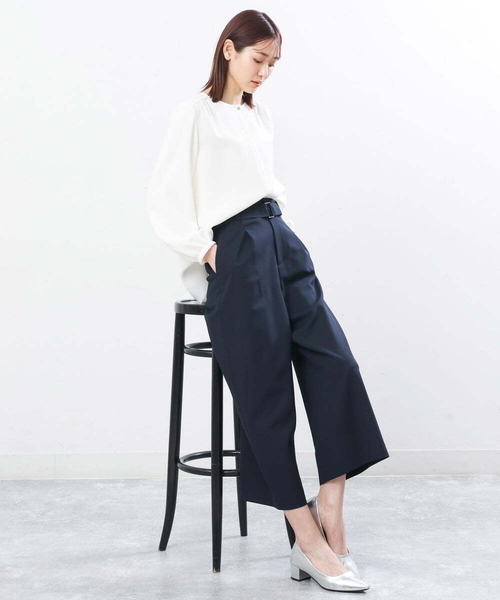 MK MICHEL KLEIN（エムケーミッシェルクラン）の「ジョーゼットブラウス/2way/洗える/WEB限定（シャツ/ブラウス・レディース・ライトブルー/ホワイト/ライトグリーン・38/40）」の18枚目の写真