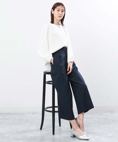 MK MICHEL KLEIN（エムケーミッシェルクラン）の「ジョーゼットブラウス/2way/洗える/WEB限定（シャツ/ブラウス・レディース・ライトブルー/ホワイト/ライトグリーン・38/40）」の19枚目の写真