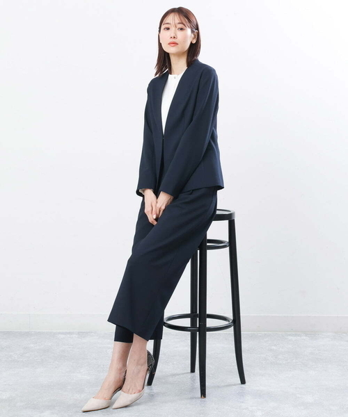 MK MICHEL KLEIN（エムケーミッシェルクラン）の「ジョーゼットブラウス/2way/洗える/WEB限定（シャツ/ブラウス・レディース・ライトブルー/ホワイト/ライトグリーン・38/40）」の21枚目の写真