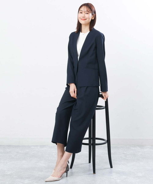MK MICHEL KLEIN（エムケーミッシェルクラン）の「ジョーゼットブラウス/2way/洗える/WEB限定（シャツ/ブラウス・レディース・ライトブルー/ホワイト/ライトグリーン・38/40）」の22枚目の写真