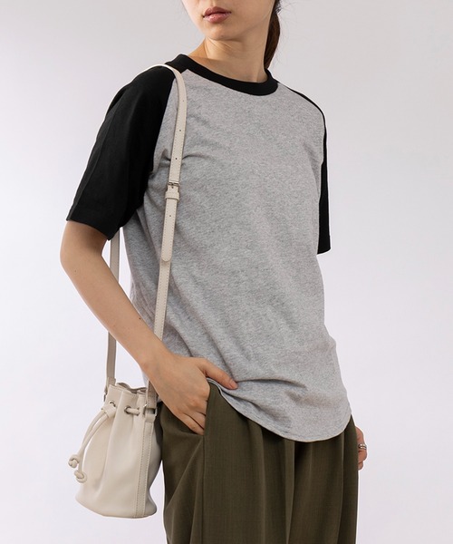 Printstar(プリントスター)の「【Printstar】5.6オンス ヘビーウェイト ラグランTシャツ 00106(Tシャツ/カットソー・メンズ・ブラック×グレー/ホワイト/ホワイト×ブラック/ホワイト×ブルー/ホワイト×ネイビー/ブラック×ホワイト/ブラック/ホワイト×レッド・XL/M/S/L)」の7枚目の写真