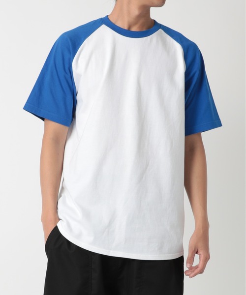 Printstar(プリントスター)の「【Printstar】5.6オンス ヘビーウェイト ラグランTシャツ 00106(Tシャツ/カットソー・メンズ・ブラック×グレー/ホワイト/ホワイト×ブラック/ホワイト×ブルー/ホワイト×ネイビー/ブラック×ホワイト/ブラック/ホワイト×レッド・XL/M/S/L)」の12枚目の写真