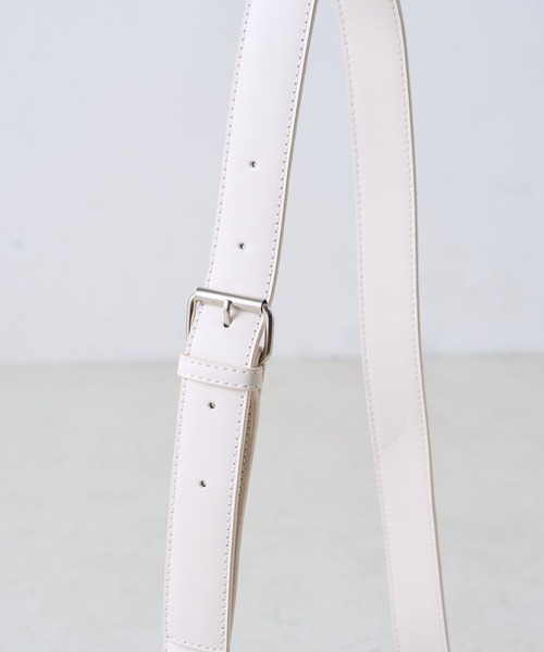 one after another NICE CLAUP（ワンアフターアナザーナイスクラップ）の「ミニマルボディーバック（ボディバッグ/ウエストポーチ・レディース・アイボリー/ピンク・FREE）」の20枚目の写真