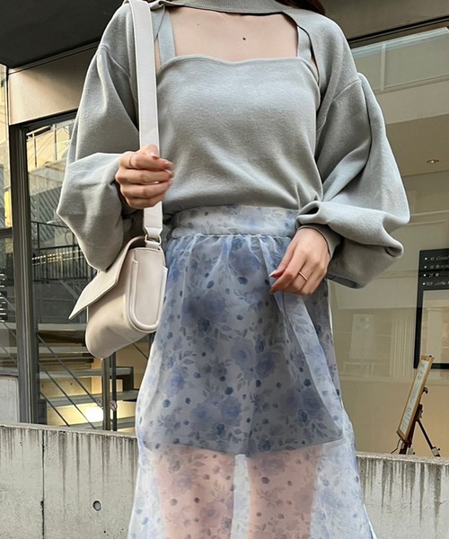 one after another NICE CLAUP（ワンアフターアナザーナイスクラップ）の「ミニマルボディーバック（ボディバッグ/ウエストポーチ・レディース・アイボリー/ピンク・FREE）」の5枚目の写真