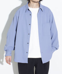 GLOSTER | 【GLOSTER/グロスター】ドレープシャツ ボリューム袖 オーバーサイズシャツ レギュラーカラー(シャツ/ブラウス)