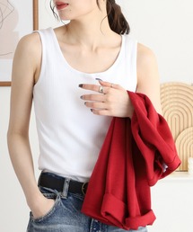 atONE（アットワン）の「atONE 2WAYランダムリブタンクトップ（タンクトップ）」