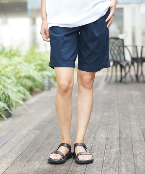 Champion(チャンピオン)の「【CHAMPION/チャンピオン】ツイルショートパンツ ワンポイントブランドロゴ ショーツ コットン100%(その他パンツ・メンズ・カーキ/ベージュ/ブラック/オフホワイト/ネイビー・LARGE/X-LARGE/MEDIUM)」の5枚目の写真