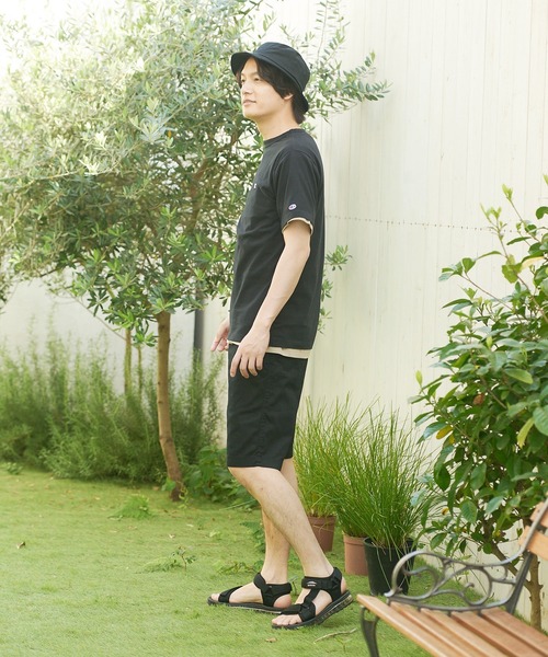 Champion(チャンピオン)の「【CHAMPION/チャンピオン】ツイルショートパンツ ワンポイントブランドロゴ ショーツ コットン100%(その他パンツ・メンズ・カーキ/ベージュ/ブラック/オフホワイト/ネイビー・LARGE/X-LARGE/MEDIUM)」の19枚目の写真