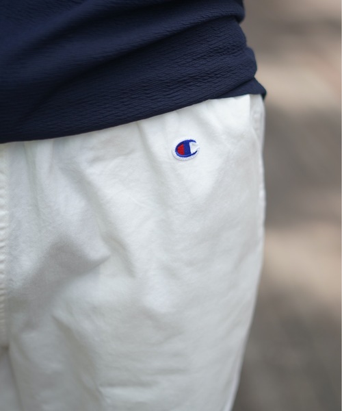 Champion(チャンピオン)の「【CHAMPION/チャンピオン】ツイルショートパンツ ワンポイントブランドロゴ ショーツ コットン100%(その他パンツ・メンズ・カーキ/ベージュ/ブラック/オフホワイト/ネイビー・LARGE/X-LARGE/MEDIUM)」の16枚目の写真