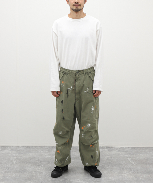 JOURNAL STANDARD J.S HOMESTEAD（ジャーナルスタンダードホームステッド）の「【J.S.Homestead】M-51 PAINT（カーゴパンツ・メンズ・オリーブ・MEDIUM/LARGE）」の5枚目の写真