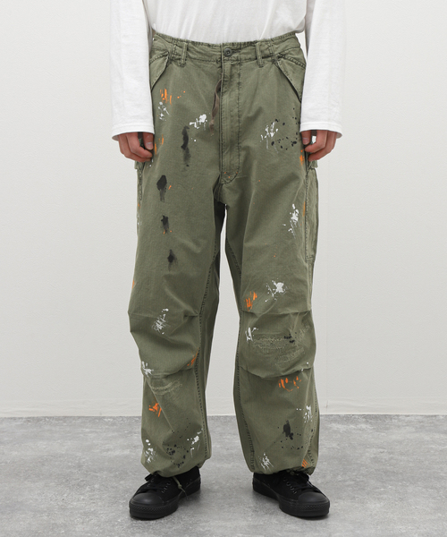 JOURNAL STANDARD J.S HOMESTEAD（ジャーナルスタンダードホームステッド）の「【J.S.Homestead】M-51 PAINT（カーゴパンツ・メンズ・オリーブ・MEDIUM/LARGE）」の13枚目の写真