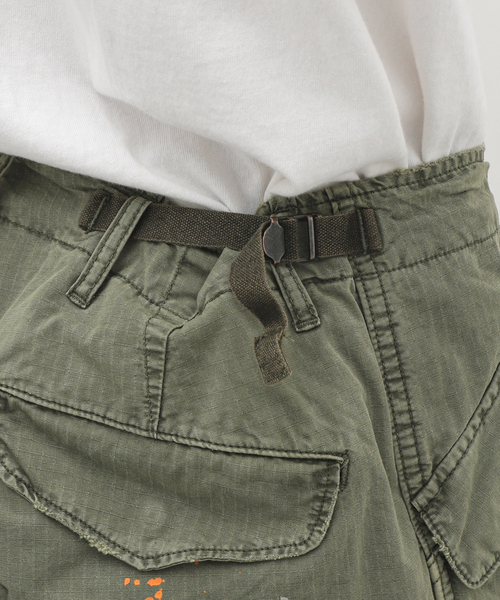 JOURNAL STANDARD J.S HOMESTEAD（ジャーナルスタンダードホームステッド）の「【J.S.Homestead】M-51 PAINT（カーゴパンツ・メンズ・オリーブ・MEDIUM/LARGE）」の17枚目の写真