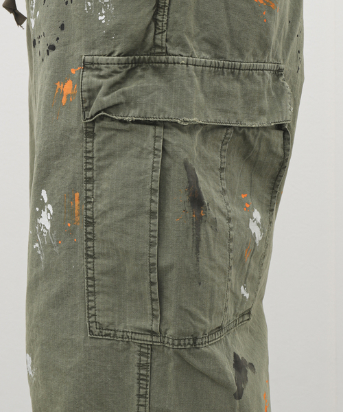 JOURNAL STANDARD J.S HOMESTEAD（ジャーナルスタンダードホームステッド）の「【J.S.Homestead】M-51 PAINT（カーゴパンツ・メンズ・オリーブ・MEDIUM/LARGE）」の14枚目の写真