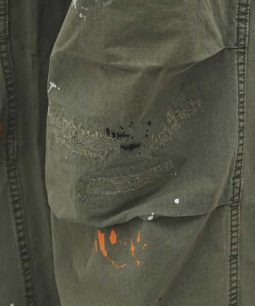 JOURNAL STANDARD J.S HOMESTEAD（ジャーナルスタンダードホームステッド）の「【J.S.Homestead】M-51 PAINT（カーゴパンツ・メンズ・オリーブ・MEDIUM/LARGE）」の22枚目の写真