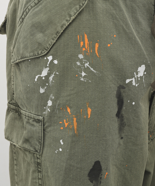 JOURNAL STANDARD J.S HOMESTEAD（ジャーナルスタンダードホームステッド）の「【J.S.Homestead】M-51 PAINT（カーゴパンツ・メンズ・オリーブ・MEDIUM/LARGE）」の20枚目の写真