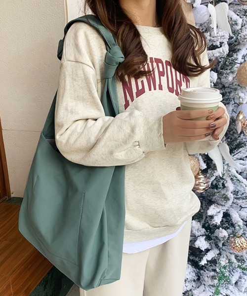 Chaco closet（チャコ クローゼット）の「ムスビデザインショルダーバッグ（ショルダーバッグ・レディース・ブルー/グリーン/ブラック/ベージュ・FREE）」の5枚目の写真