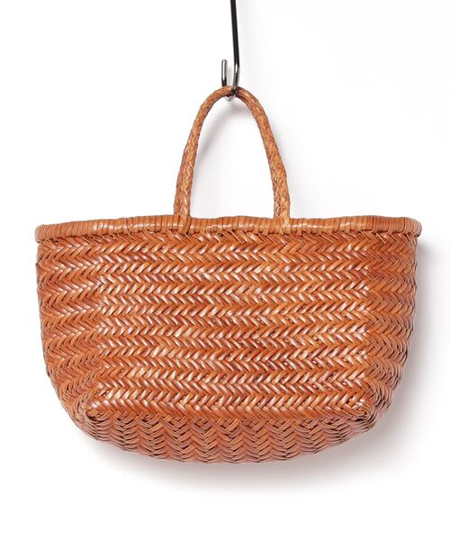 DRAGON（ドラゴン）の「DRAGON/ドラゴン TRIPLE JUMP SMALL  ハンドバッグ  レザーバスケット（ハンドバッグ・メンズ・タン/ブラック・FREE）」の16枚目の写真