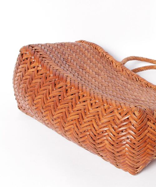 DRAGON（ドラゴン）の「DRAGON/ドラゴン TRIPLE JUMP SMALL  ハンドバッグ  レザーバスケット（ハンドバッグ・メンズ・タン/ブラック・FREE）」の12枚目の写真