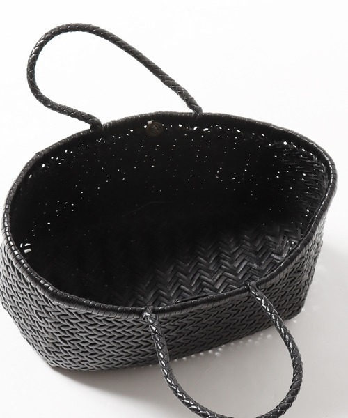 DRAGON（ドラゴン）の「DRAGON/ドラゴン TRIPLE JUMP SMALL  ハンドバッグ  レザーバスケット（ハンドバッグ・メンズ・タン/ブラック・FREE）」の10枚目の写真