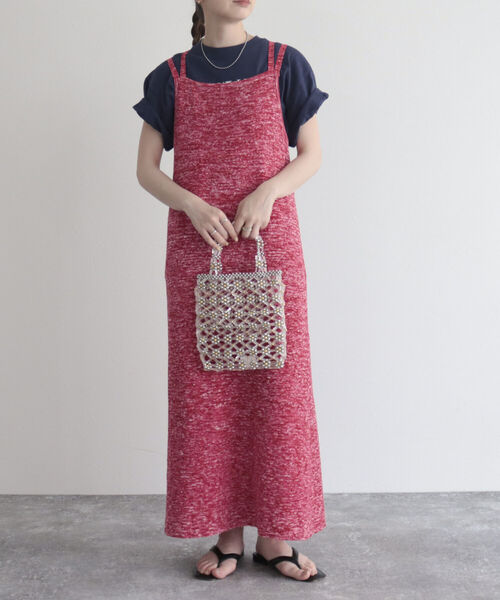 Casselini(キャセリーニ)の「【CASSELINI/キャセリーニ】花モチーフビーズハンドバッグ(トートバッグ・レディース・ブラック/クリア・FREE)」の9枚目の写真