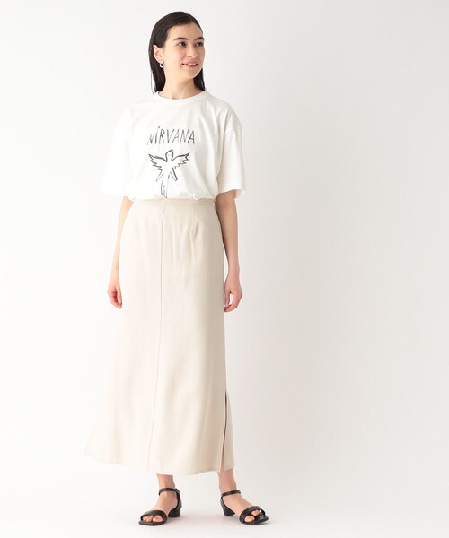 GOOD ROCK SPEED(グッドロックスピード)の「◆【GOOD ROCK SPEED別注 NIRVANA/ニルヴァーナ】Tシャツ(Tシャツ/カットソー・レディース・グレー系その他/オフホワイト・99)」の11枚目の写真